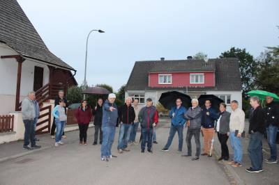 Die Belastung durch den Ausbau der Ortsdurchfahrt Wallenrod durch die Baumaßnahmen war Haupttema beim CDU-Rundgang mit Ortsvorsteher Frank Caspar (Mitte)