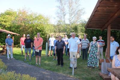 Rimloser Bürger informierten die Lauterbacher CDU-Fraktion beim Rundgang über ihren Ort und die Planungen für das Jubiläumsjahr 2023
