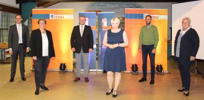 Das Spitzenteam der Lauterbacher CDU zur Kommunalwahl (von links): Felix Wohlfahrt, Patricia Hammerl-Schönhals, Gunther Sachs, Jennifer Gießler, Holger Marx und Marlene Aschenbach. 

